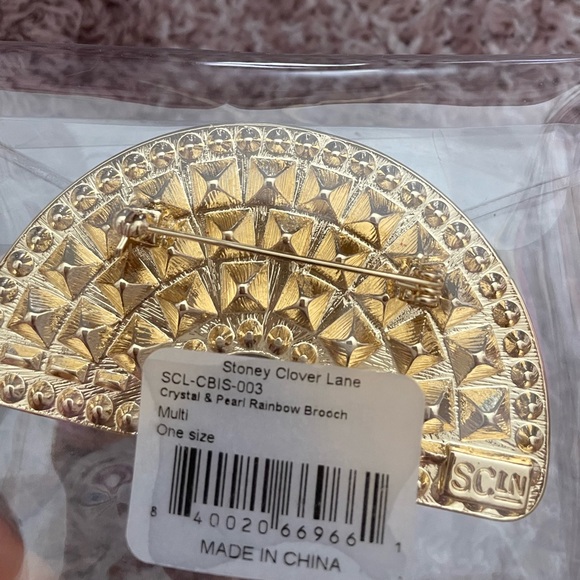 Stoney Clover Lane Rainbow Brooch - Picture 5 of 6